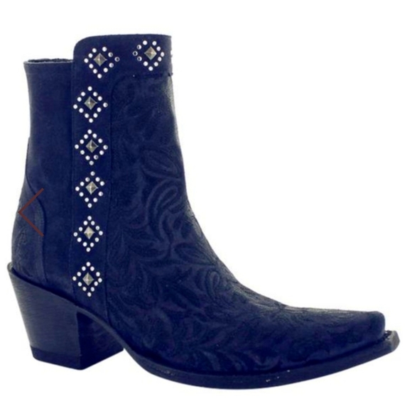 Old Gringo Wink Dark Blue Ankle Boots - Picture 2 of 4
